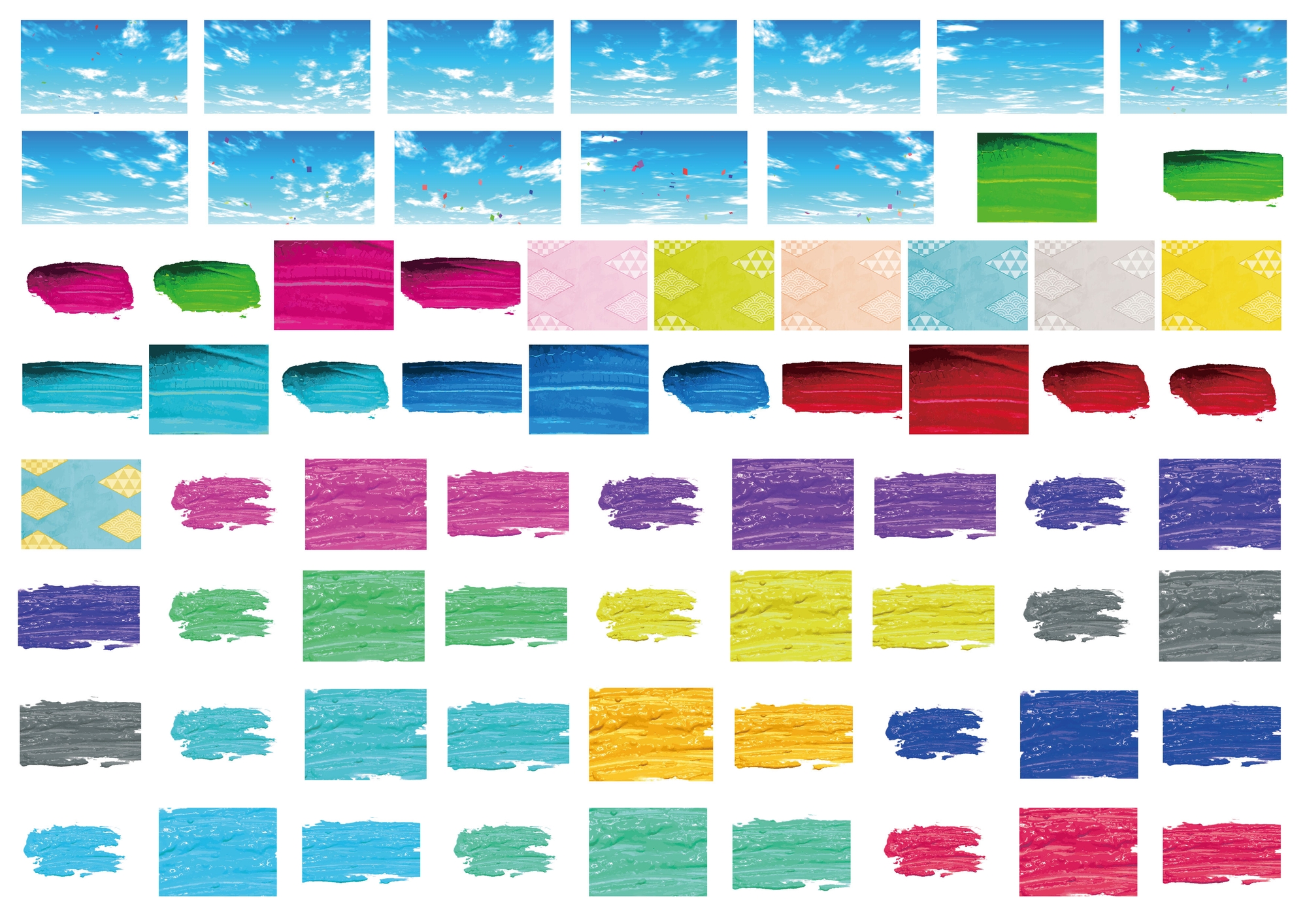 背景イラスト486点 パート3 JPEG・PNGデータ