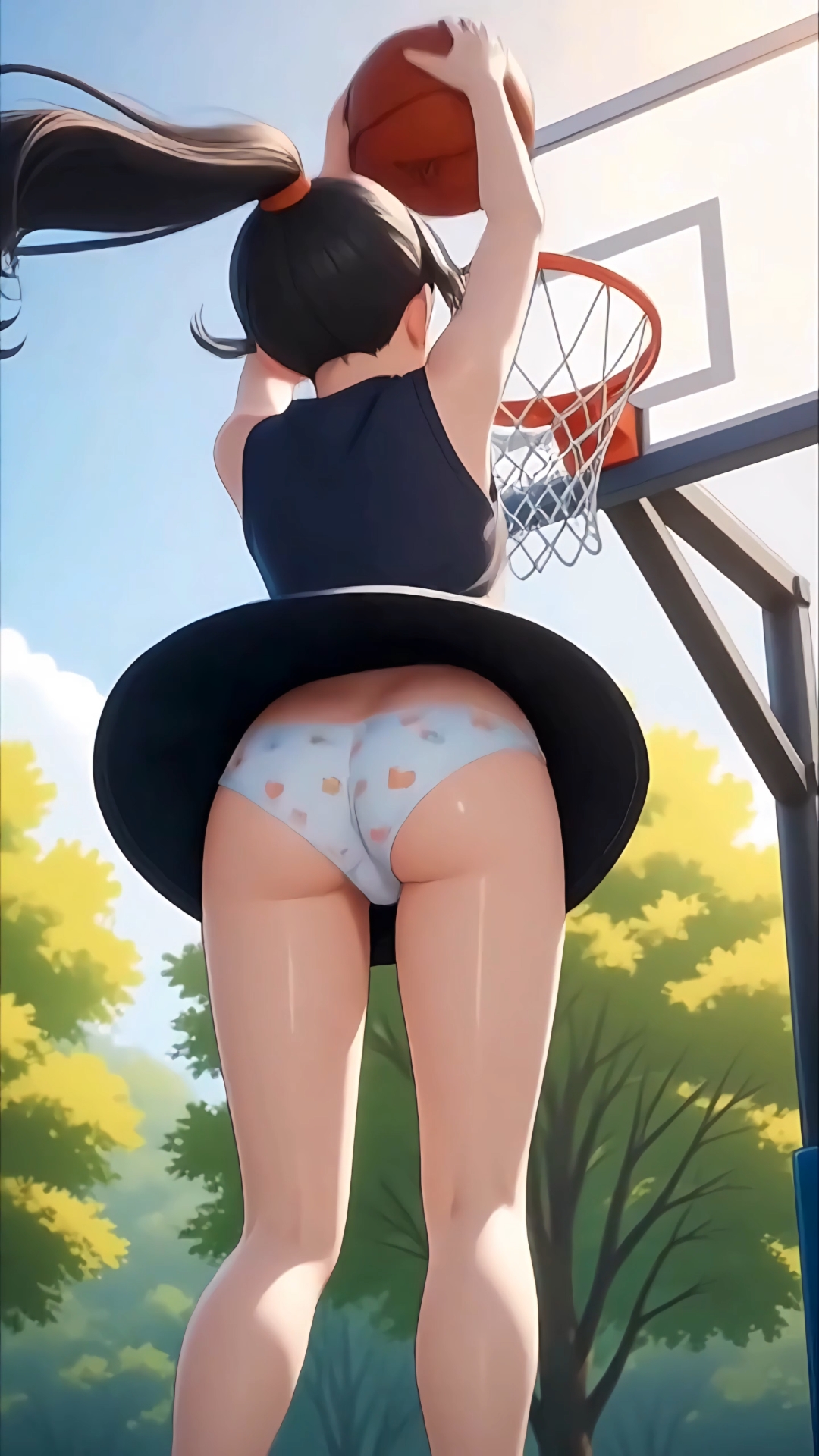 スポーツパンチラショート動画_9