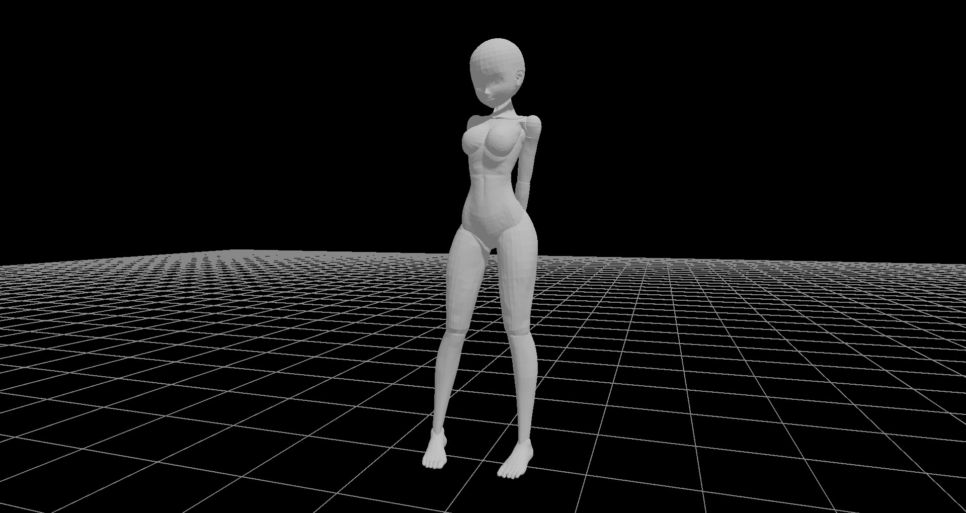 6頭身少女モデルおよび360度レンダリング画像、3Dビューワーソフト同梱