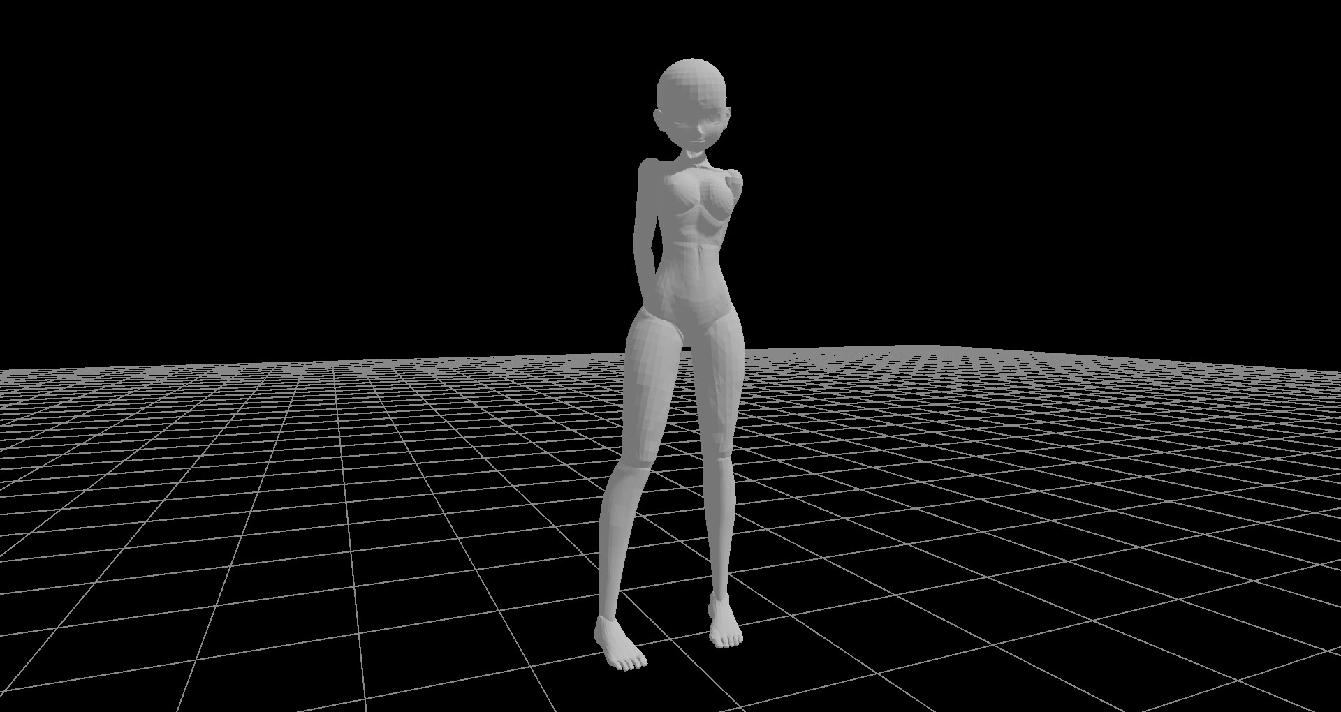 6頭身少女モデルおよび360度レンダリング画像、3Dビューワーソフト同梱