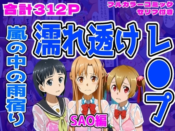 【SAO編】雨宿り濡れ透けレ●プ