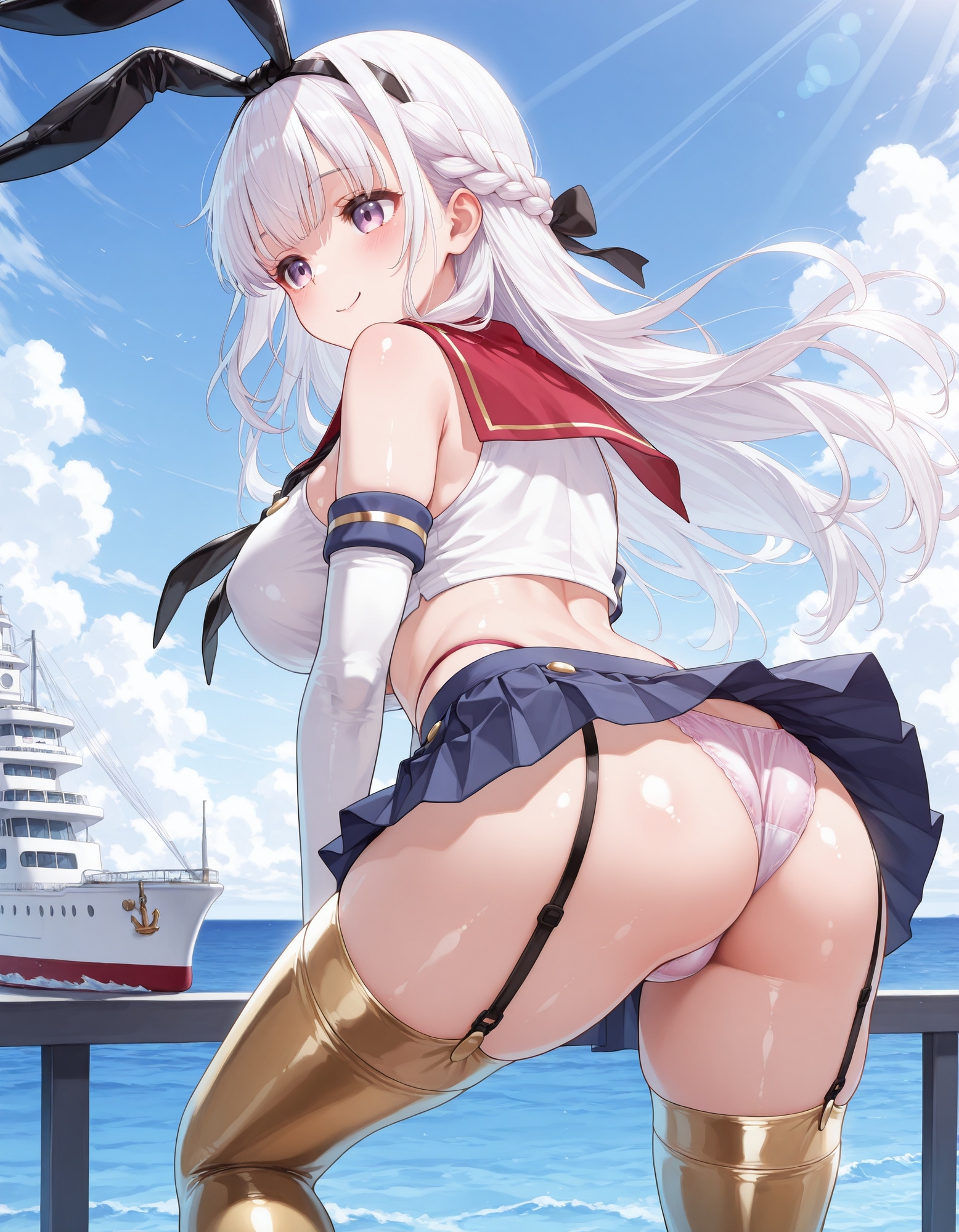 しまかぜコスでパンチラ2_7