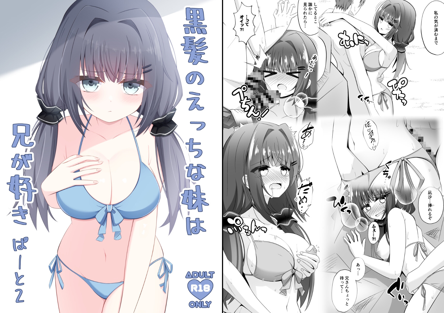 黒髪のえっちな妹は兄が好き 「3作セット」 画像2