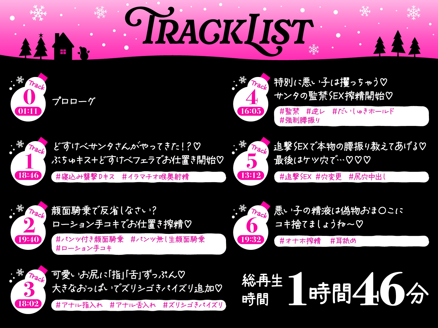 【クリスマス特化10日限定50%オフ!!】【逆レ】【おねショタ】悪い子のお家にはどすけべブラックサンタがやってくる♡ 画像3