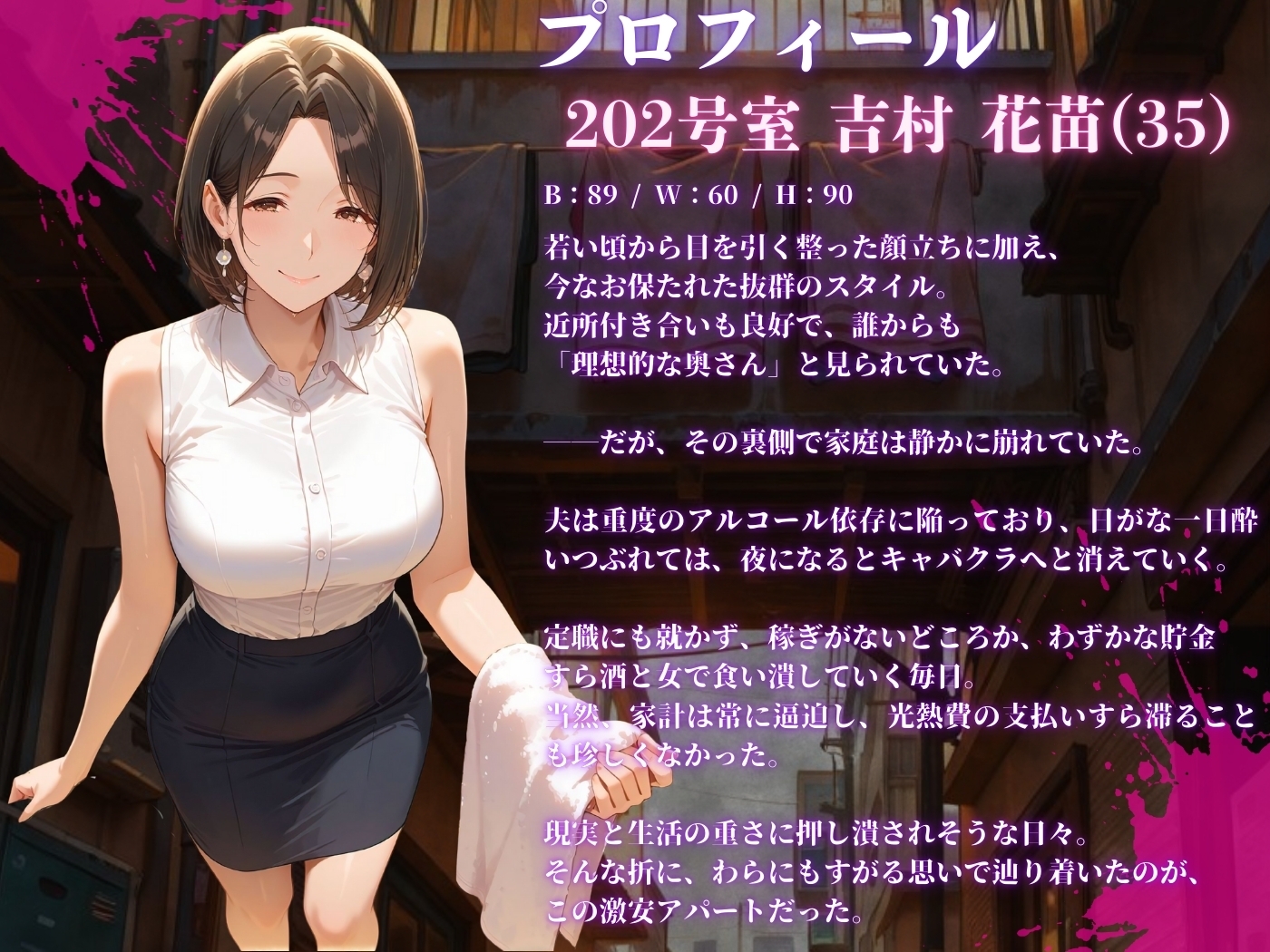 【4K高画質】人妻限定アパート～大家のペットになった日編～_総集編(1)_7