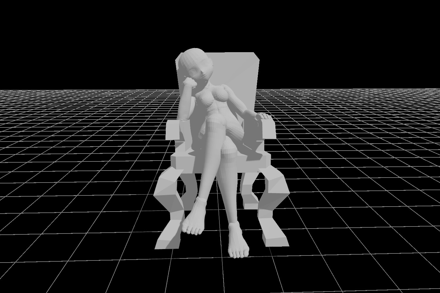 玉座モデル、および360度レンダリング画像、ファイル数600枚、3Dビューワーソフト同梱