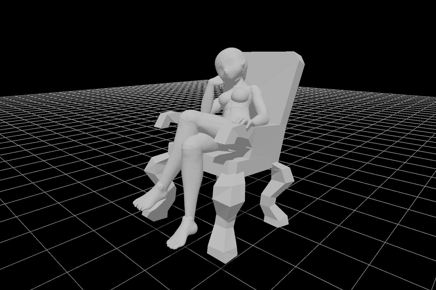 玉座モデル、および360度レンダリング画像、ファイル数600枚、3Dビューワーソフト同梱