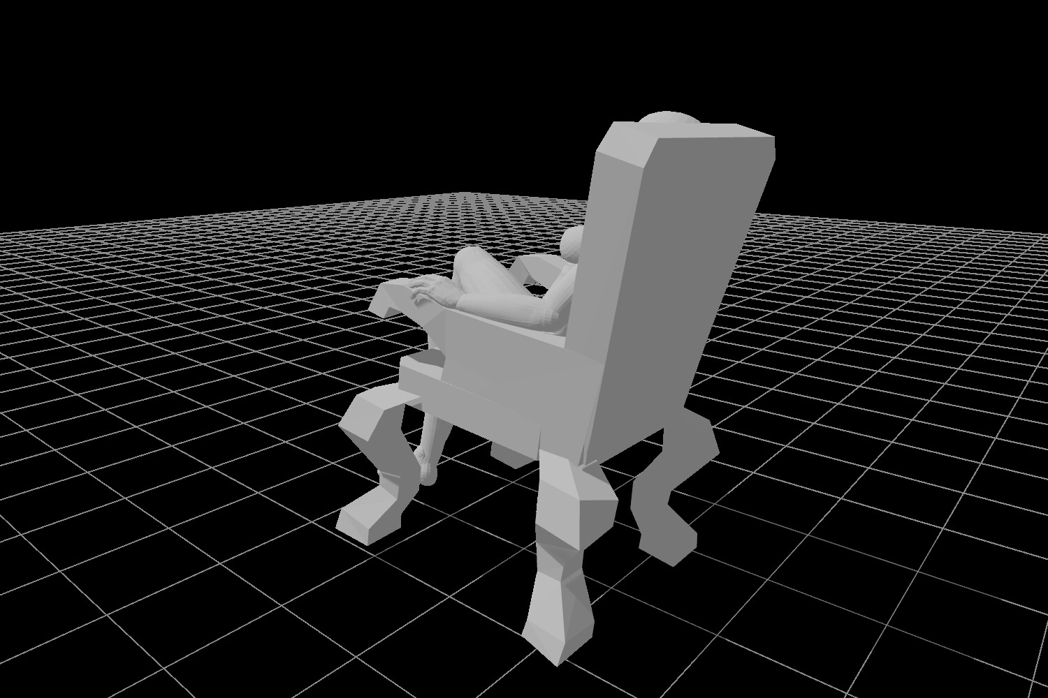 玉座モデル、および360度レンダリング画像、ファイル数600枚、3Dビューワーソフト同梱