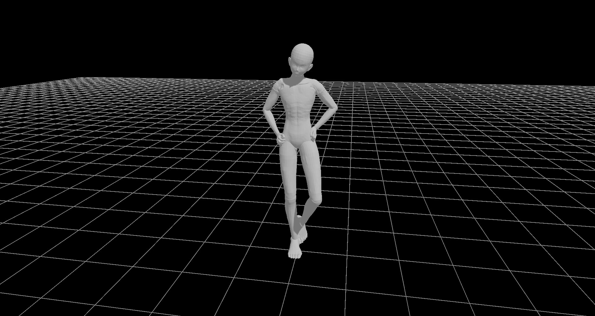 少年立ち姿、および360度レンダリング画像、ファイル数600枚、3Dビューワーソフト同梱