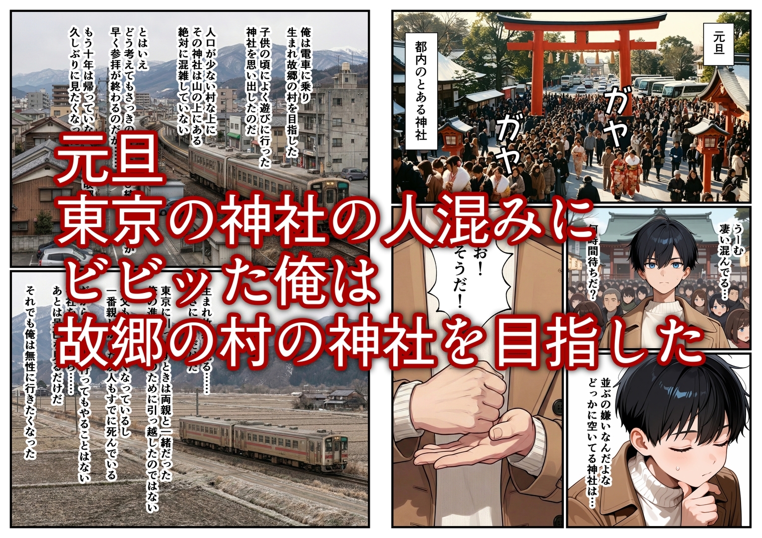 初詣に行ったら死んだ幼なじみの幽霊がいた 童貞を捧げた_1