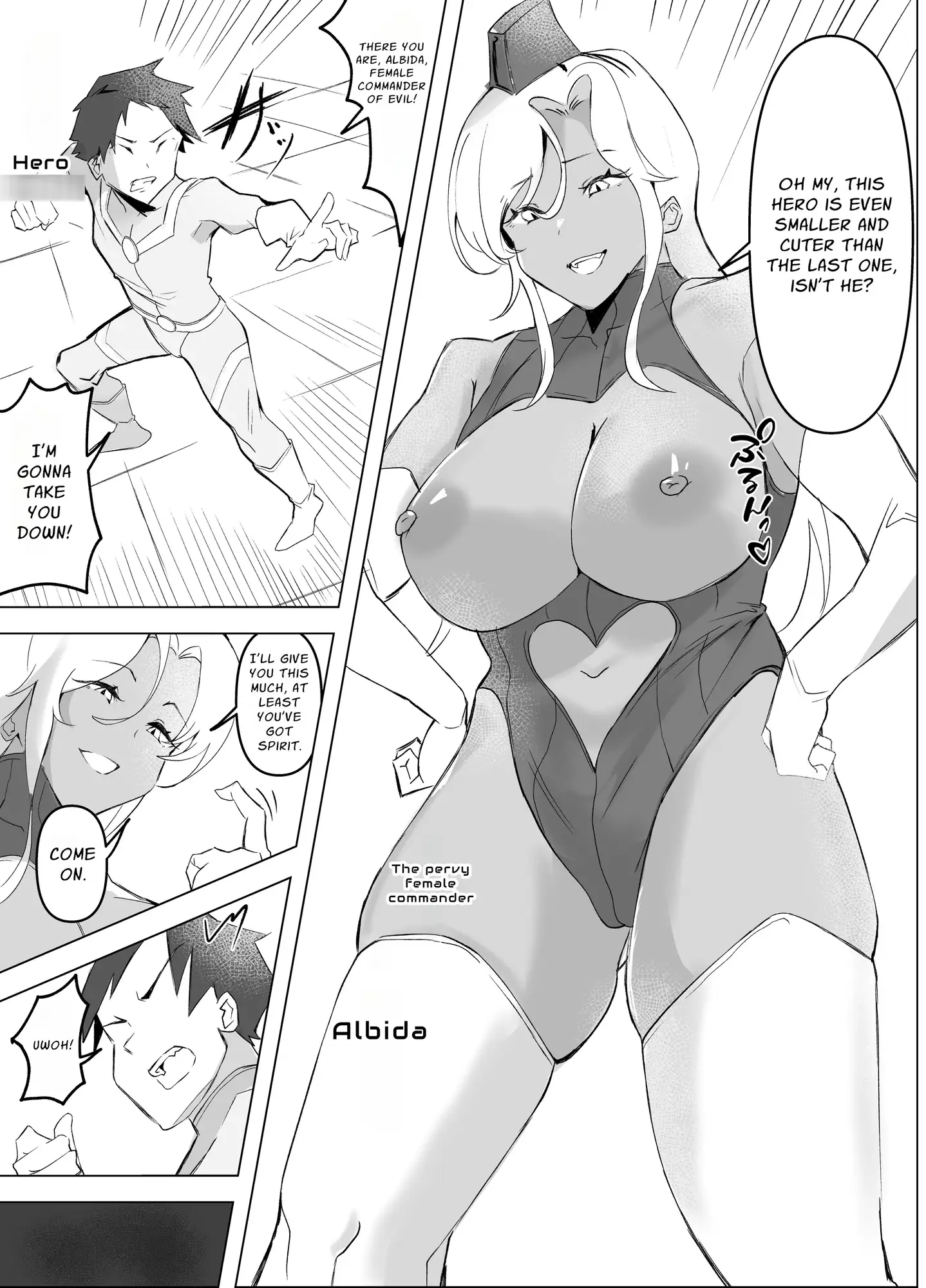 【英語版】どすけべ女幹部のマゾヒーローいじめ preview