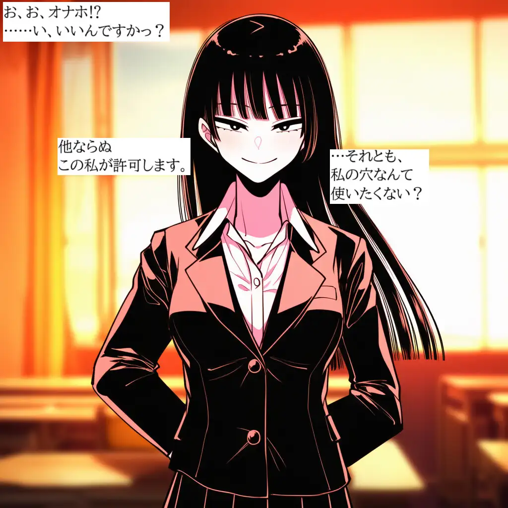委員長を孕ませたい。清楚で上品なお嬢様JKをオナホ扱いして、無責任中出ししまくって孕ませるまで。 サンプル画像 8
