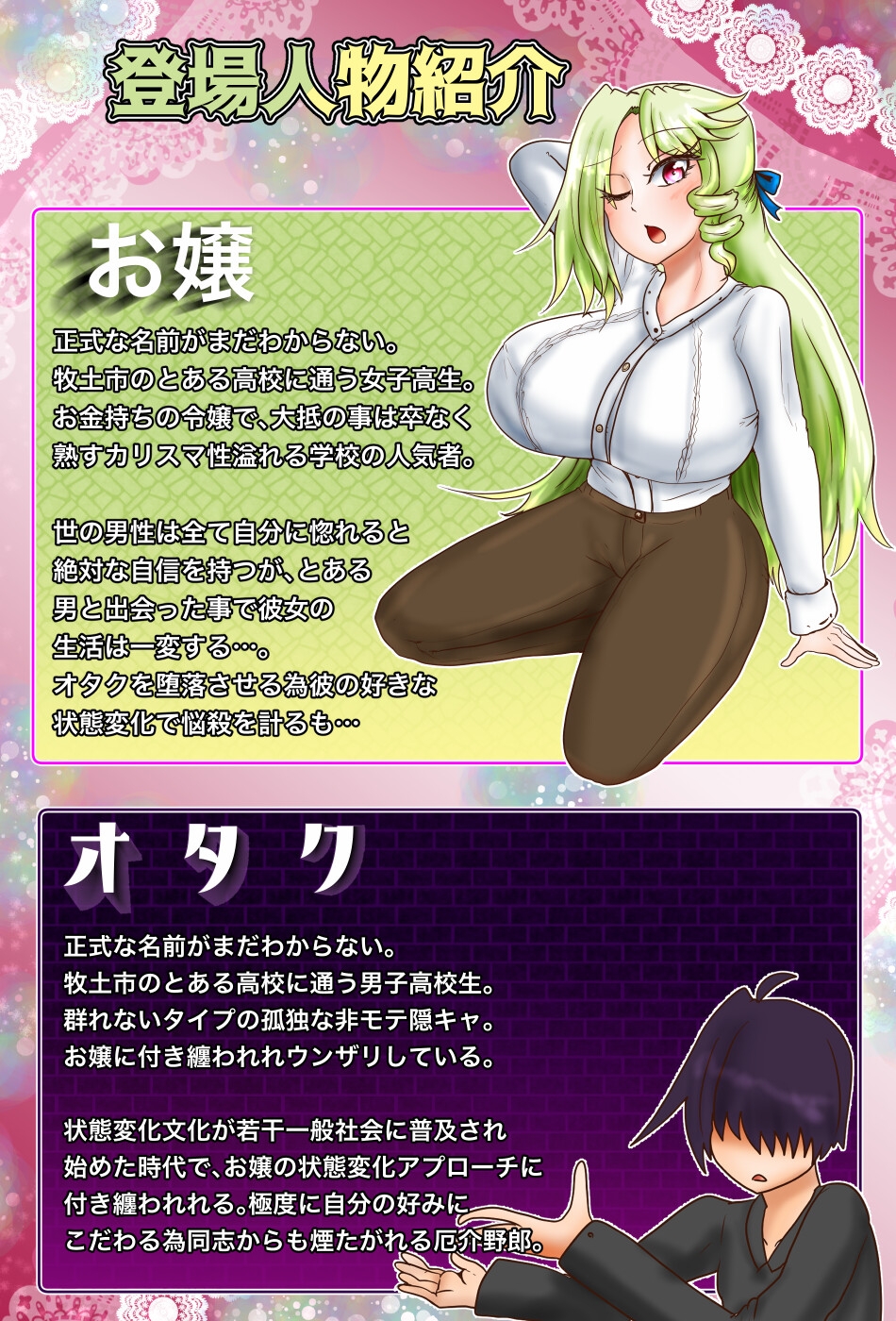 お嬢は状態変化に夢中 「肥惨！家出お嬢のお泊まりダイエット！」 画像1