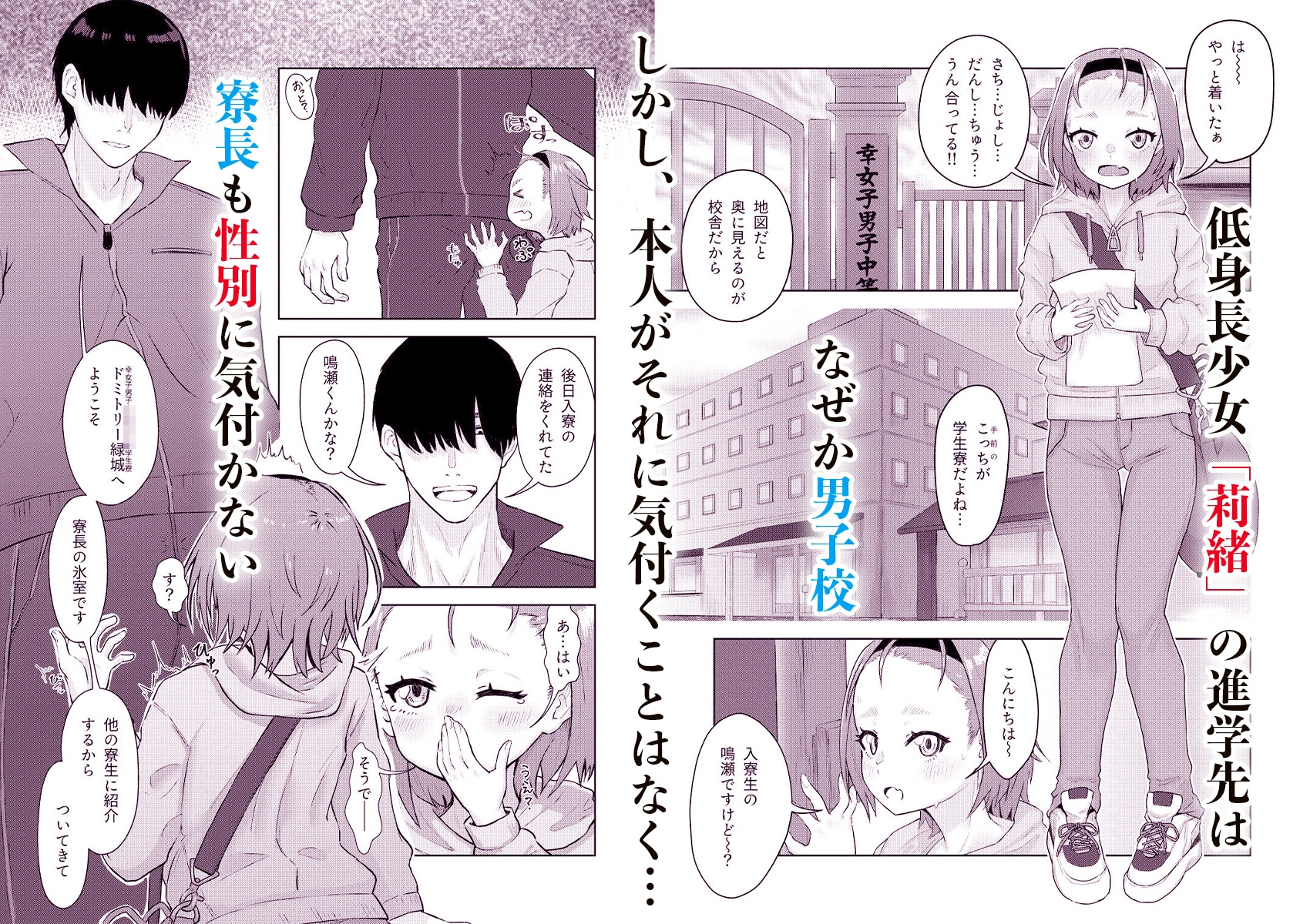 全寮制男子校に進学した自爆っ娘がオナ保健委員になるまで 画像1