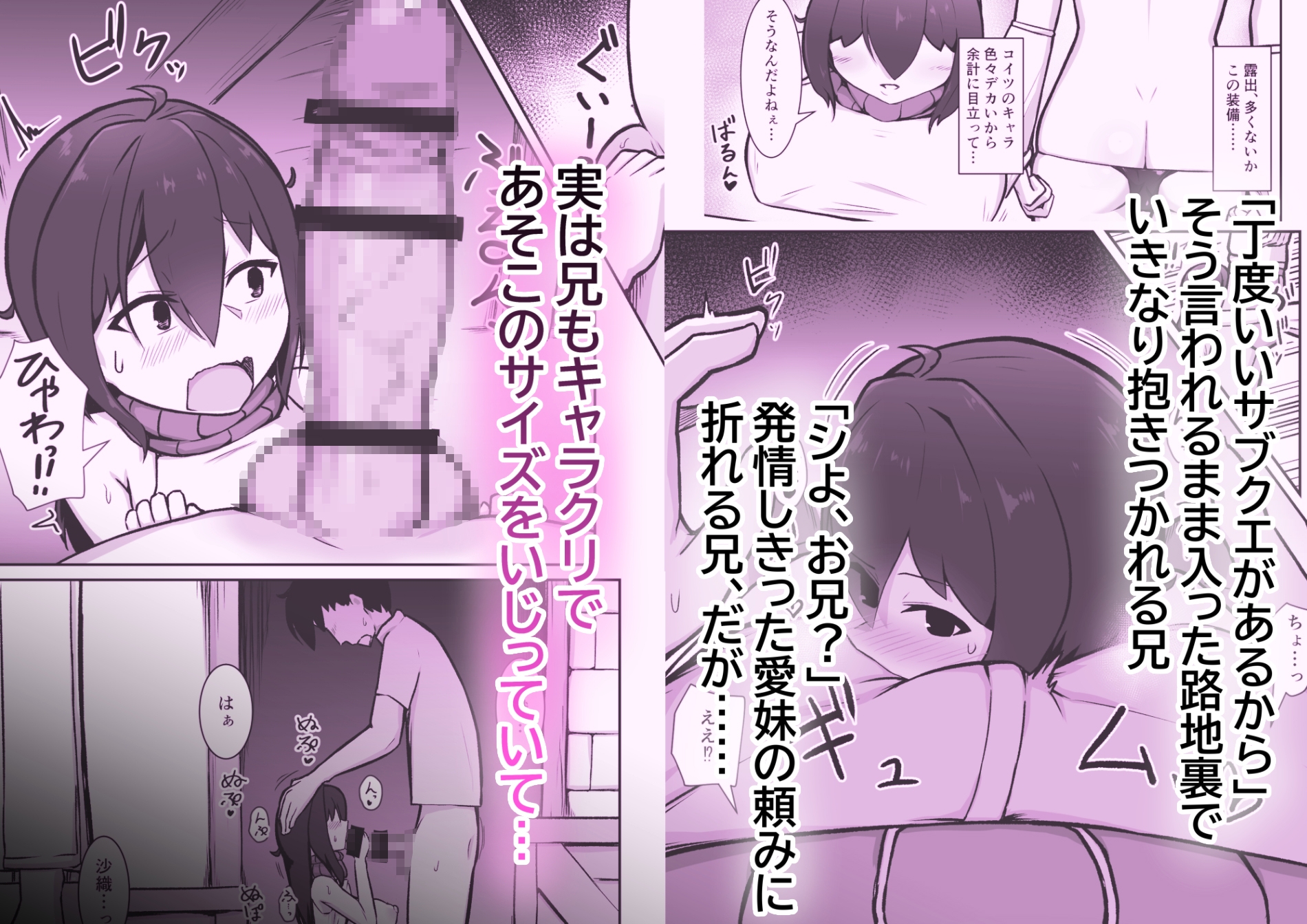 キャラクリで小っちゃくなった妹とサイズいじったデカチン兄がえっちする話 画像3