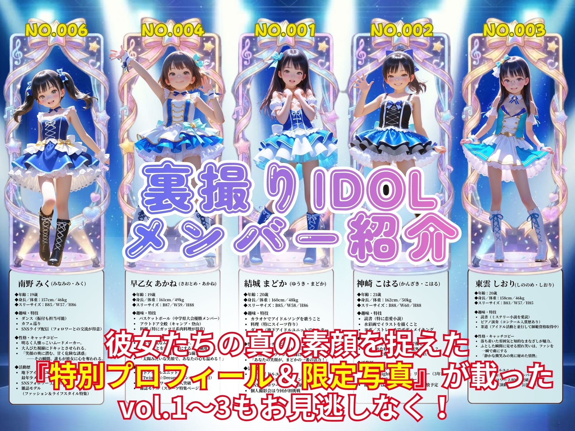 裏撮りIDOL vol.8 スポットライトの裏側、5人の真実_1