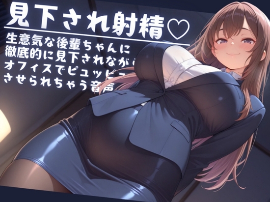 【濃密15分】「先輩、また失敗ですか?♡」 ~生意気な会社の後輩にからかわれながら、鬼頭手コキでイジメられる~