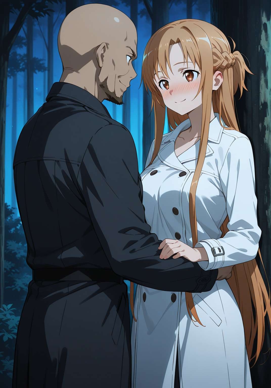 夜明けまで戻れないアスナ、眠る彼のそばで_3