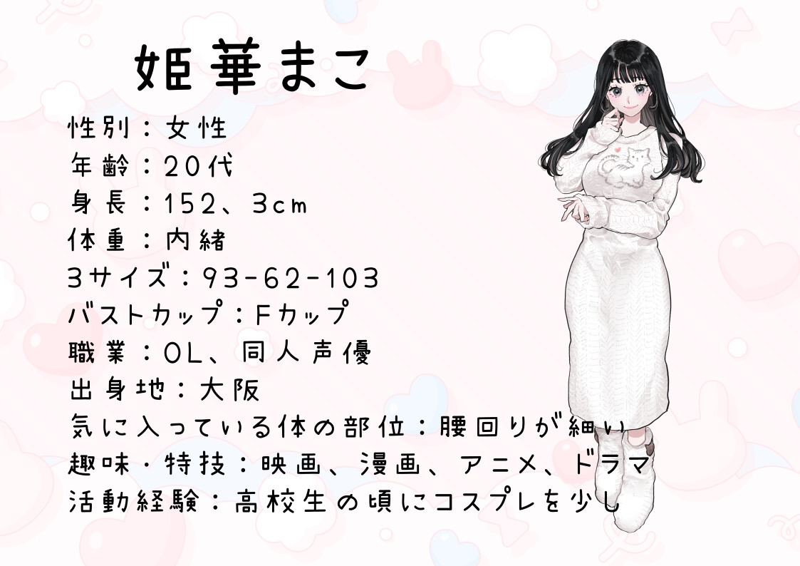 【サークル50作記念特価！！】わたしのオナニー事情 No.50 姫華まこ【OL・同人声優】 画像2