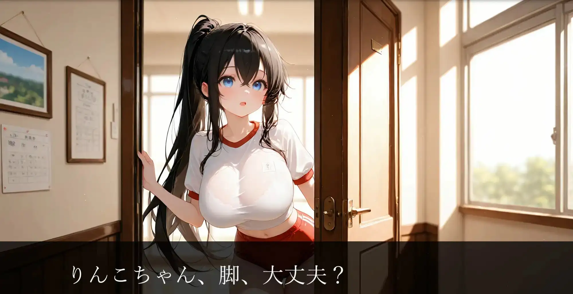 【4Kアニメすじまん動画】女子〇生のすじまん陸上競技大会 サンプル画像 5