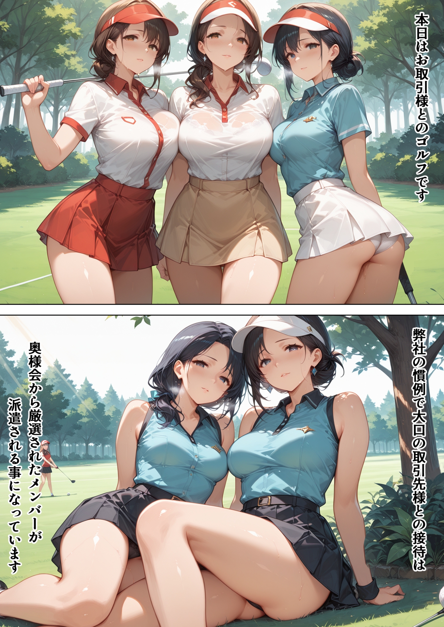 爆乳ミセス 性接待ゴルフ編 vol.14【セリフ入有】_1