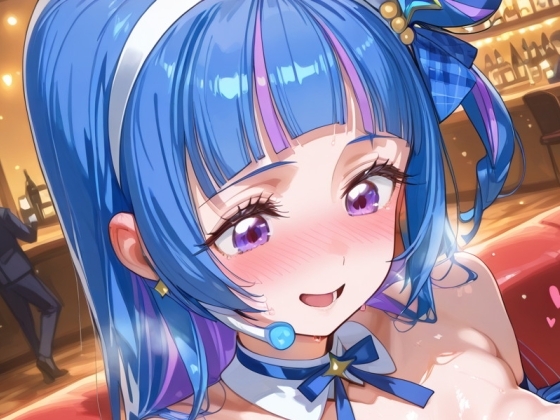 たくさんのお客さんにも笑顔で接客してくれるウ〇ンクちゃん