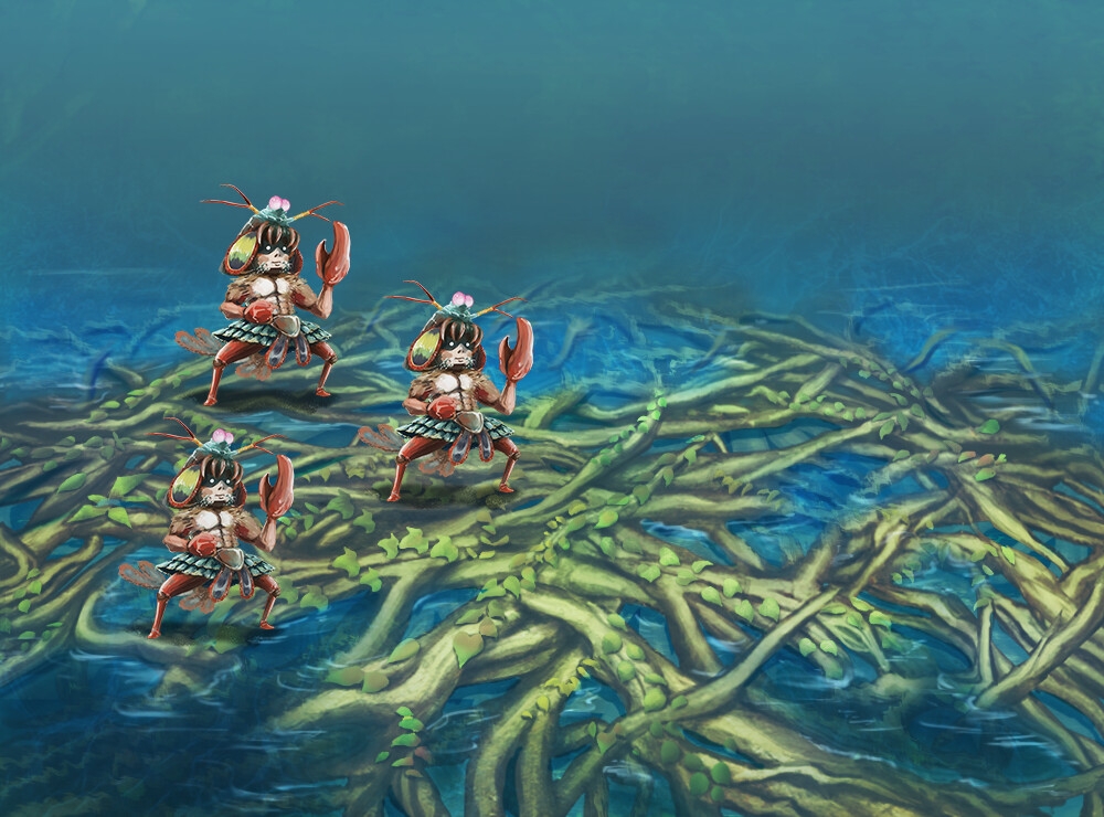 【フロント・サイドビューの2way対応可】RPG モンスター・エネミー素材集 ○ Vol.2:【 大海 】