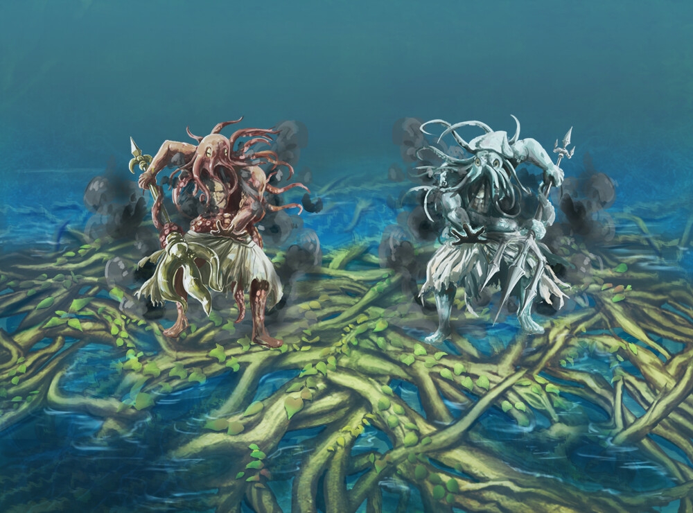 【フロント・サイドビューの2way対応可】RPG モンスター・エネミー素材集 ○ Vol.2:【 大海 】