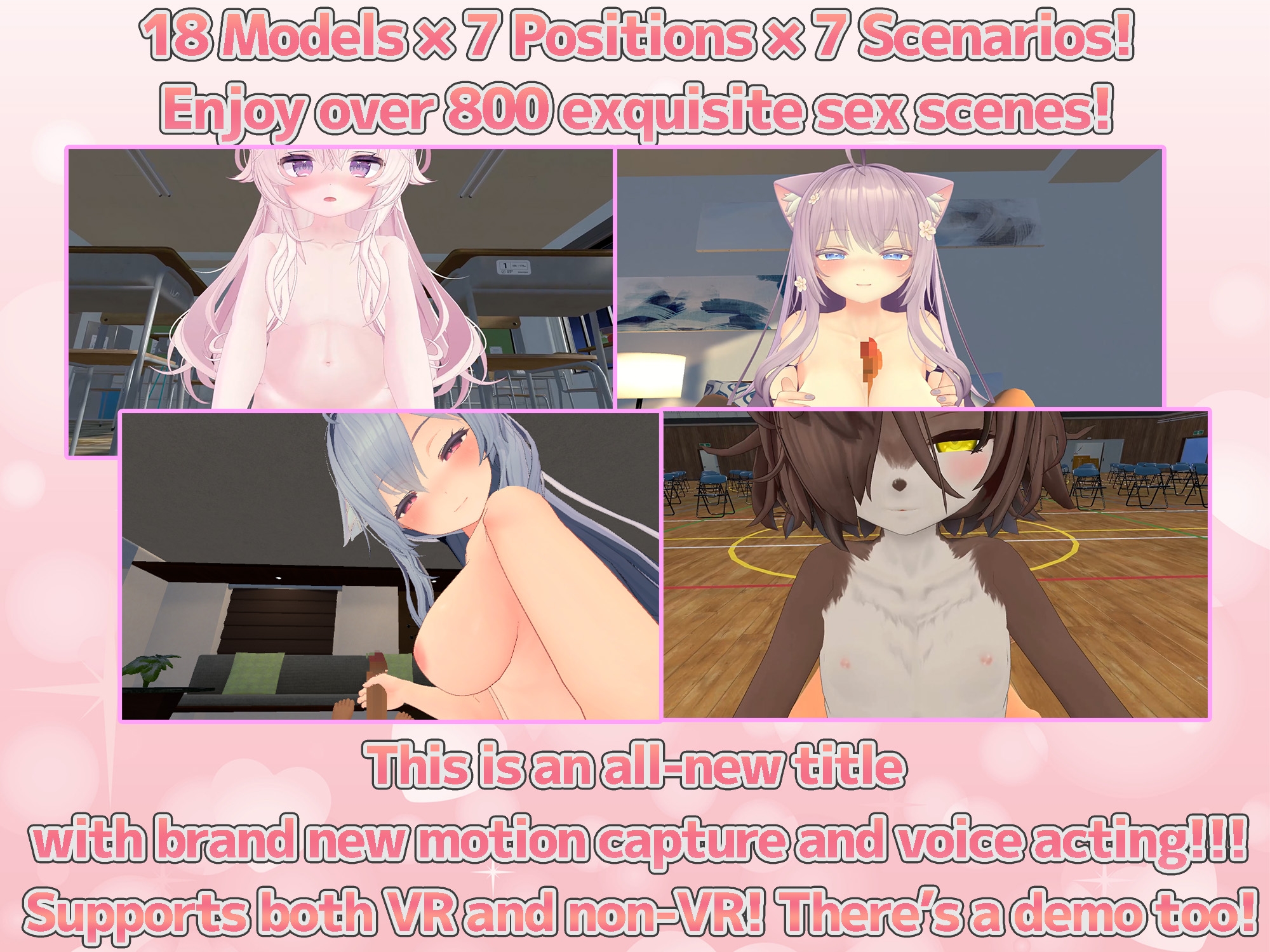 VR Ecchi Universe: Lovey-Dovey VR Sex with Your Favorite, Anytime, Anywhere