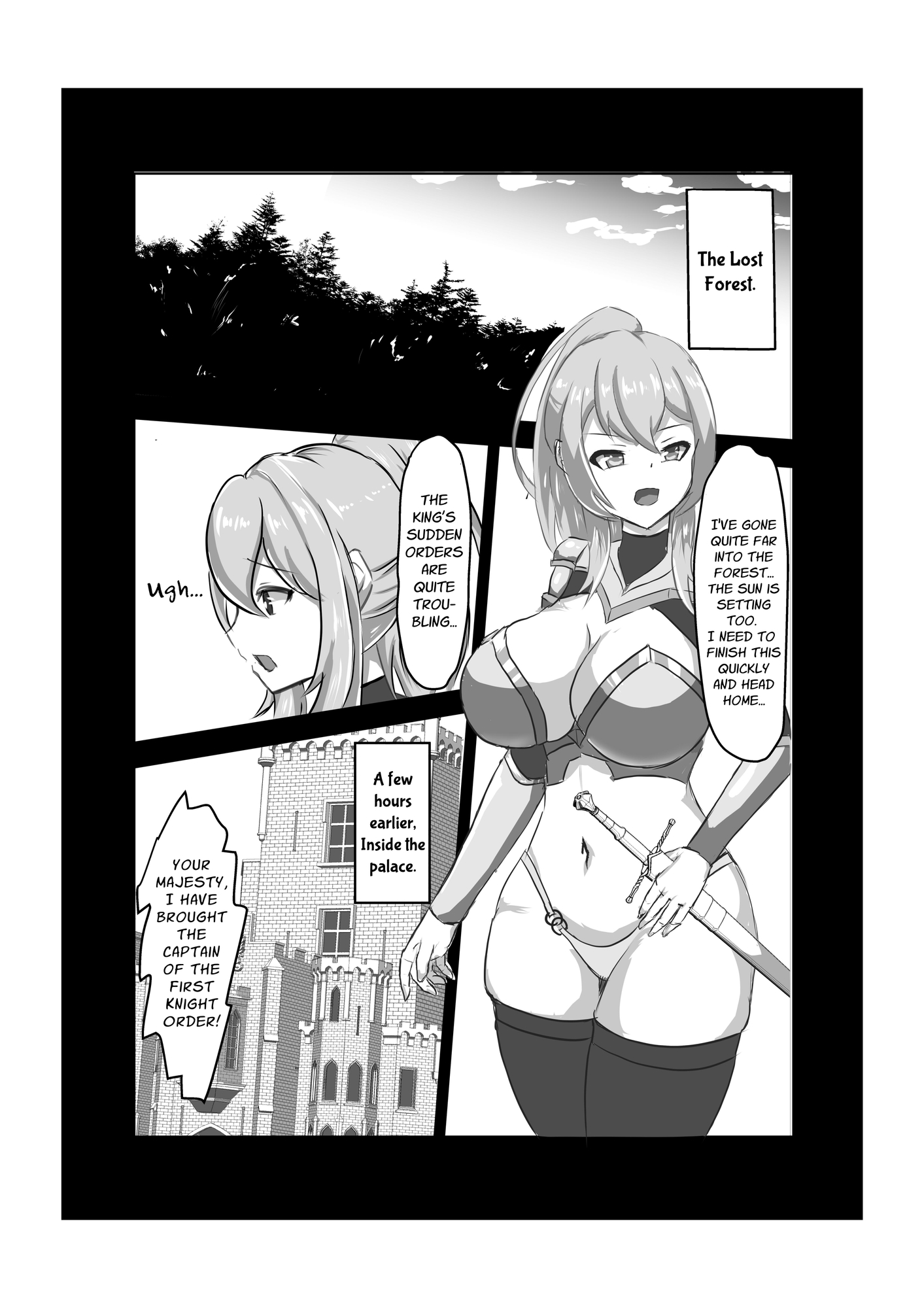 [ENG Ver.] Futanari Knightess Has Her Weakling Dick Tormented and Brought To Climax Over and Over Again, She Abysmally Falls To The Dark Side1