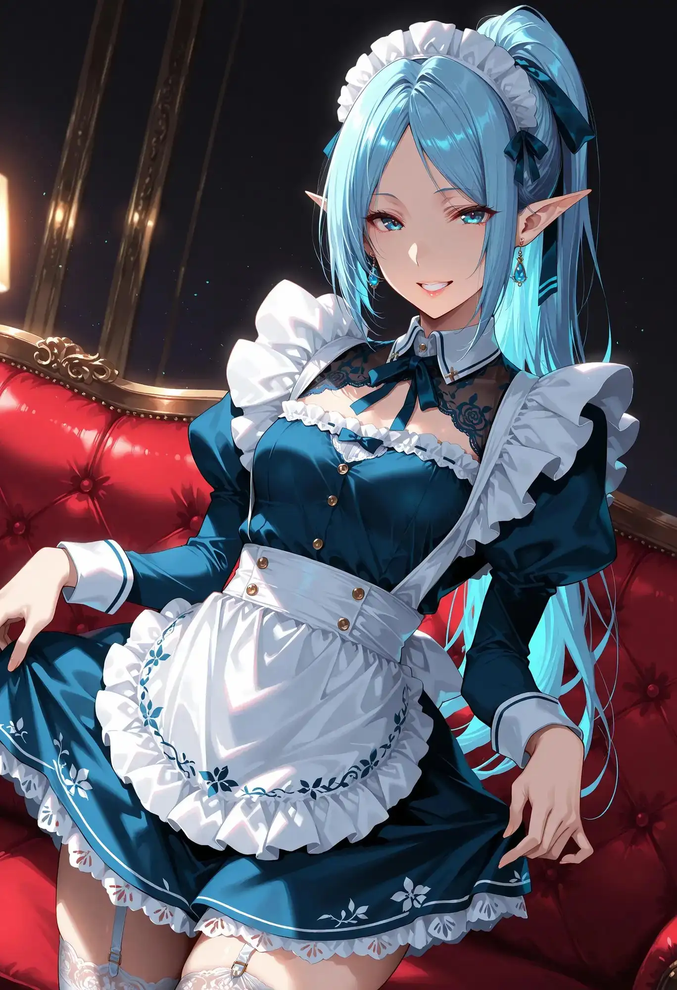 エルフのメイドさん熱烈ご奉仕8 サンプル画像 2