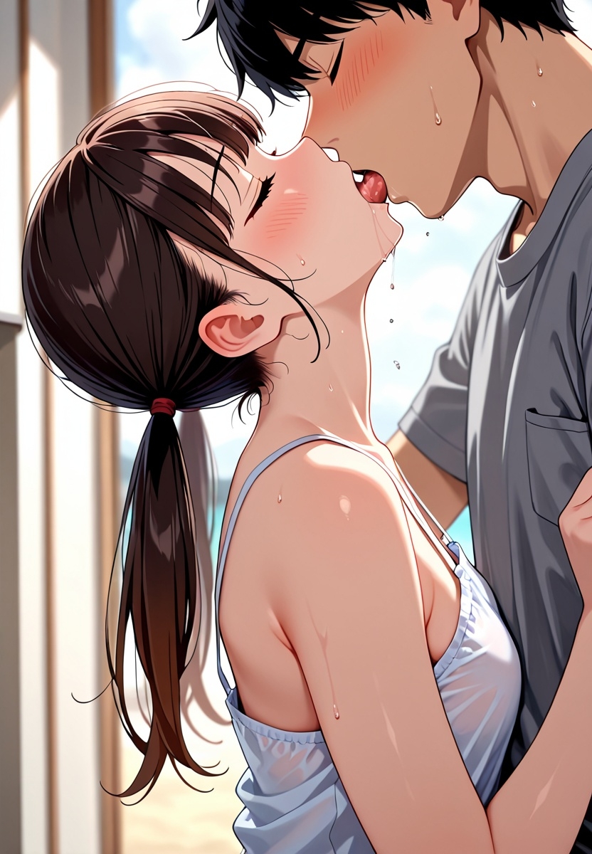 美乳淫乱アスリート女子に濃厚プロテイン注入_1