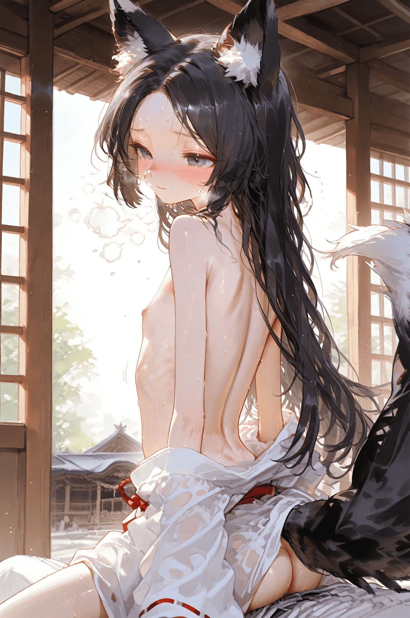 狐巫女がいる神社_10