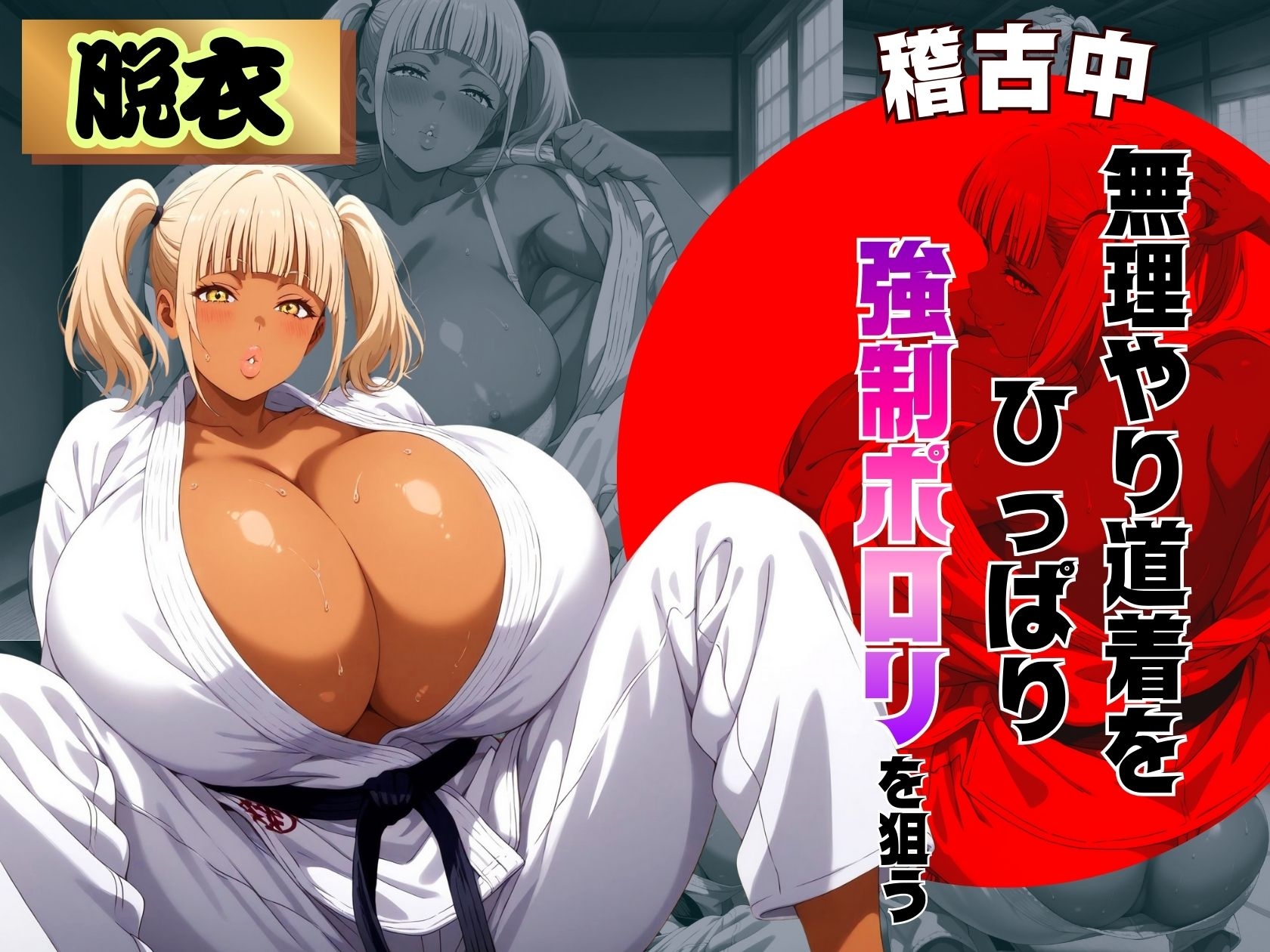 なまいきな黒ギャル極太カリで大外刈り_2