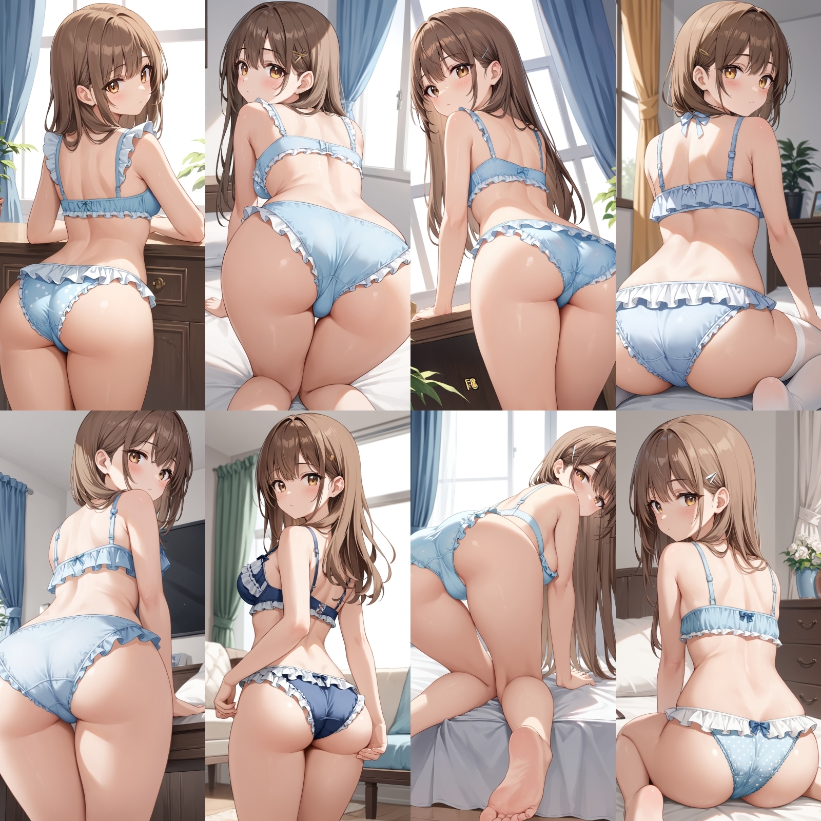 フリフリの下着で誘惑してくる彼女【500枚】_5