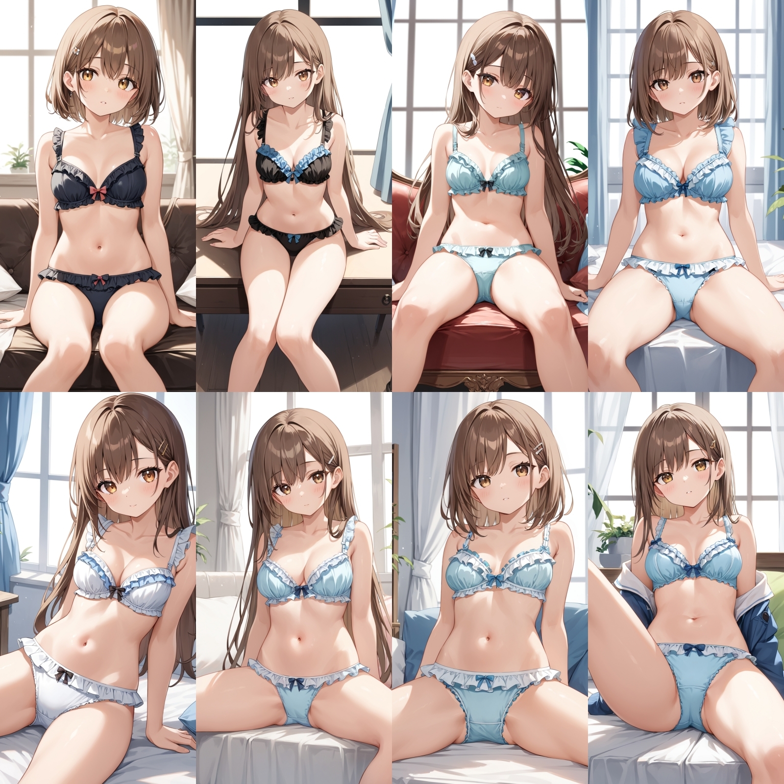 フリフリの下着で誘惑してくる彼女【500枚】_7