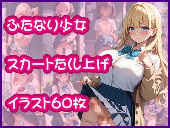ふたなりガールのスカートたくし上げコレクション