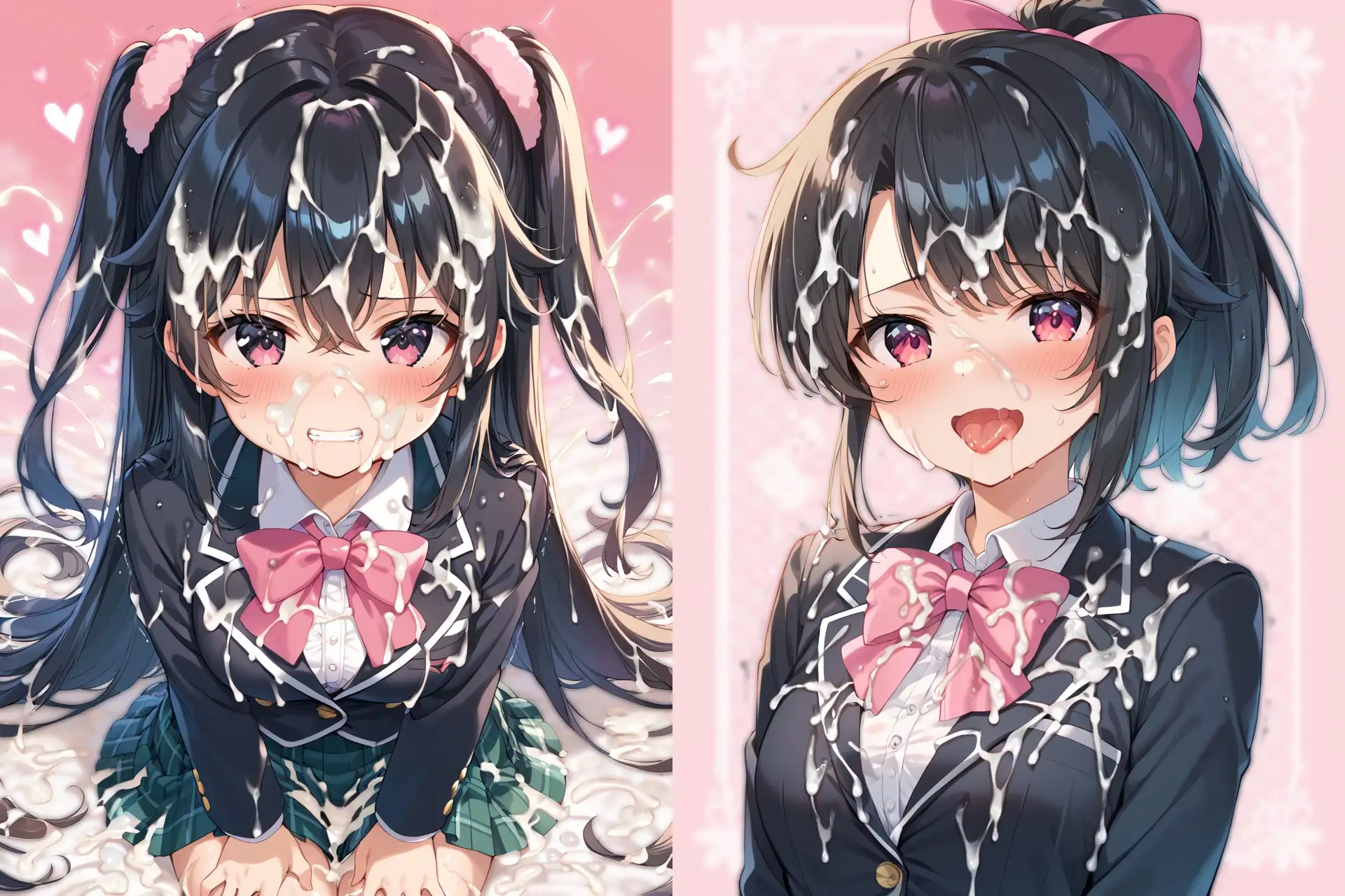 ブレザー制服ぶっかけCG集 サンプル画像 2