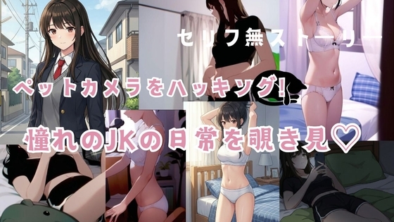 ペットカメラをハッキング！憧れのJKの日常を覗き見♡