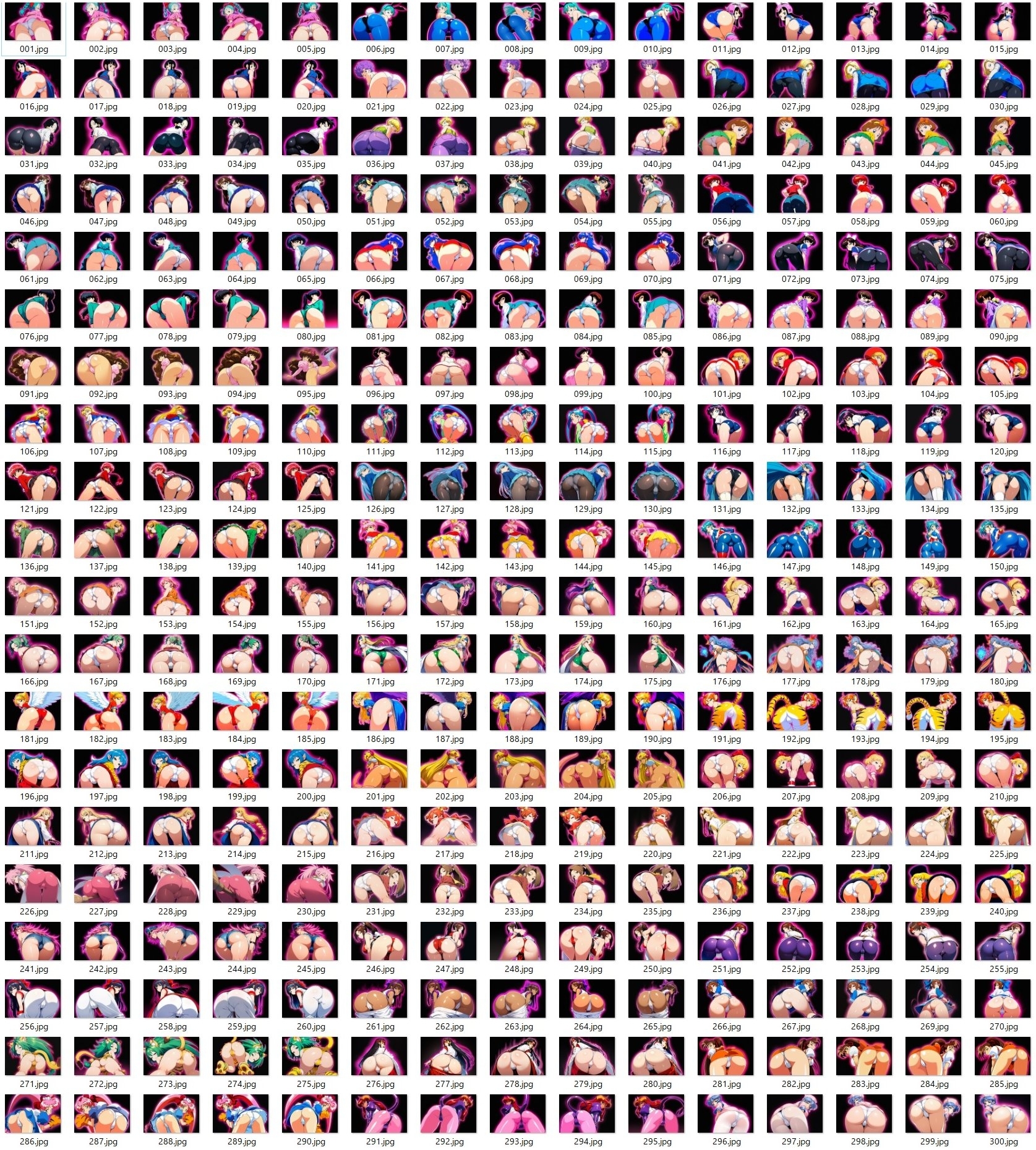 キャラ色々お尻見抜き2_1