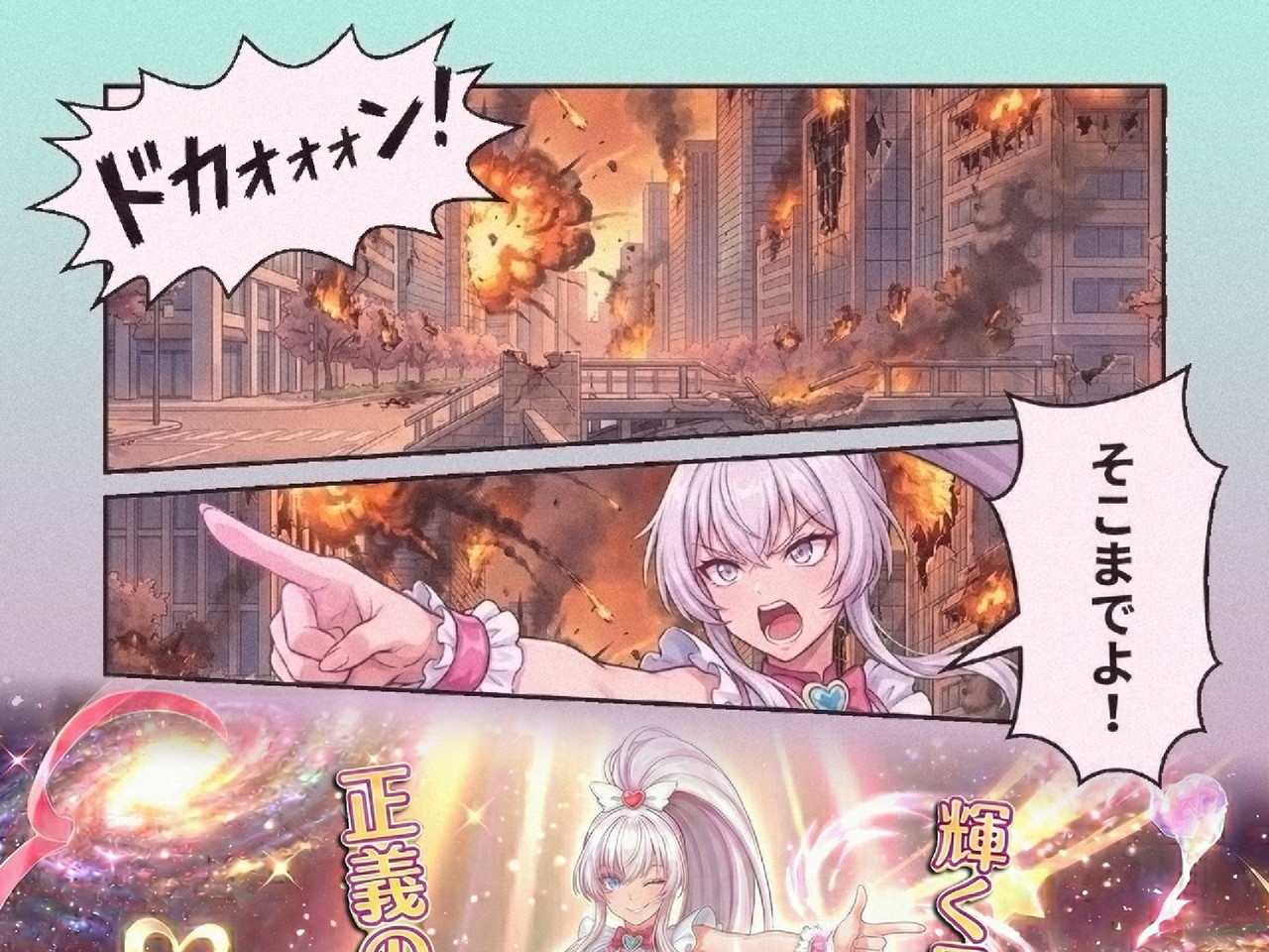 【洗脳催○/下品腰振りダンス/語尾チンポ】変身ヒロインキラリリィ悪堕ち堕落確定連続アクメ敗北洗脳快楽堕ち 画像1