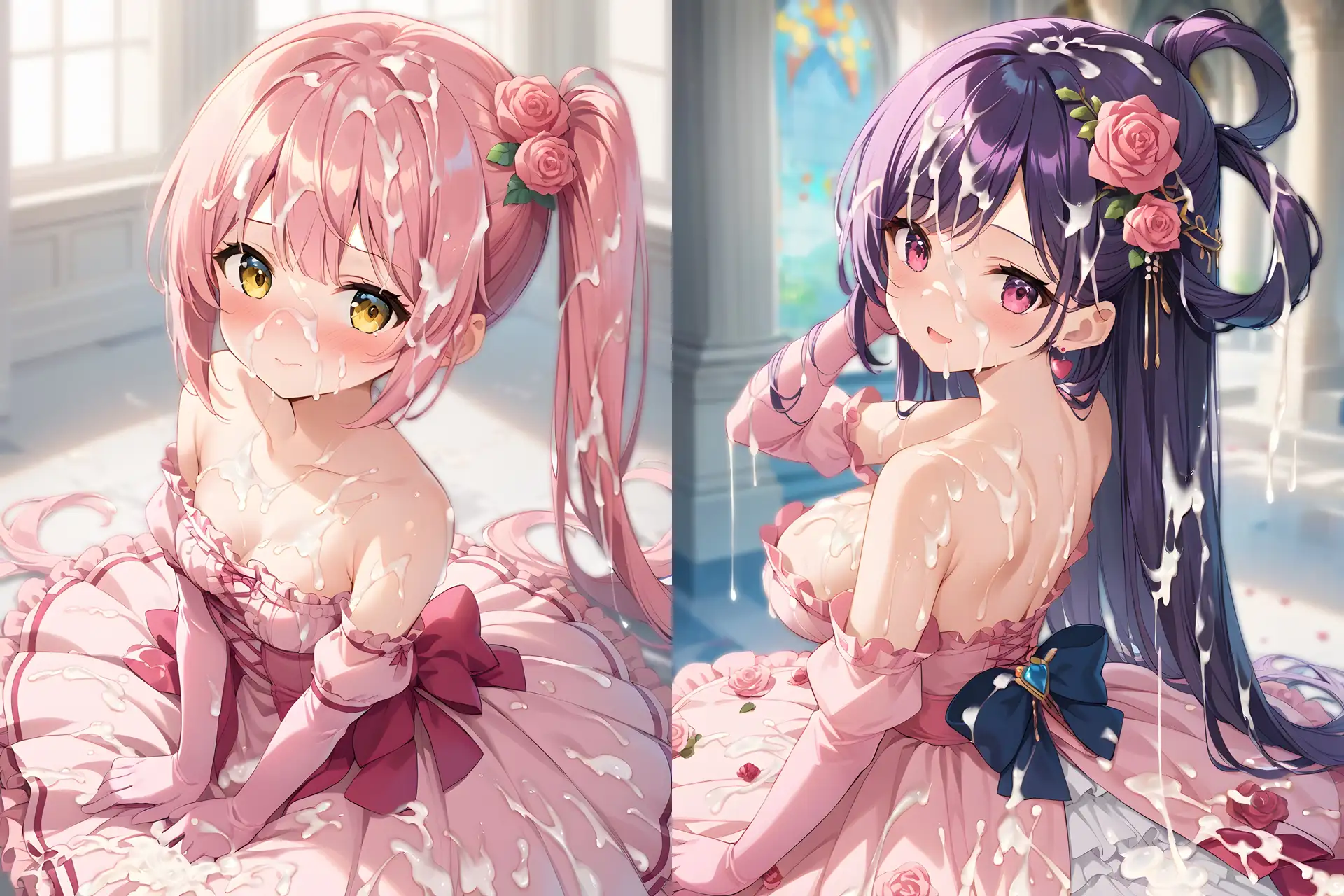 ドレスぶっかけCG集2 サンプル画像 3