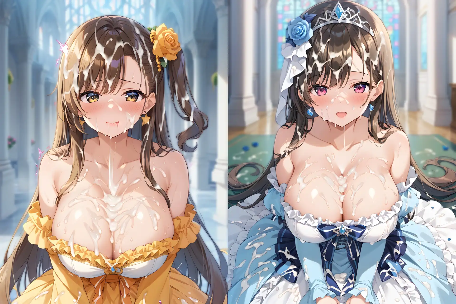 ドレスぶっかけCG集2 サンプル画像 6