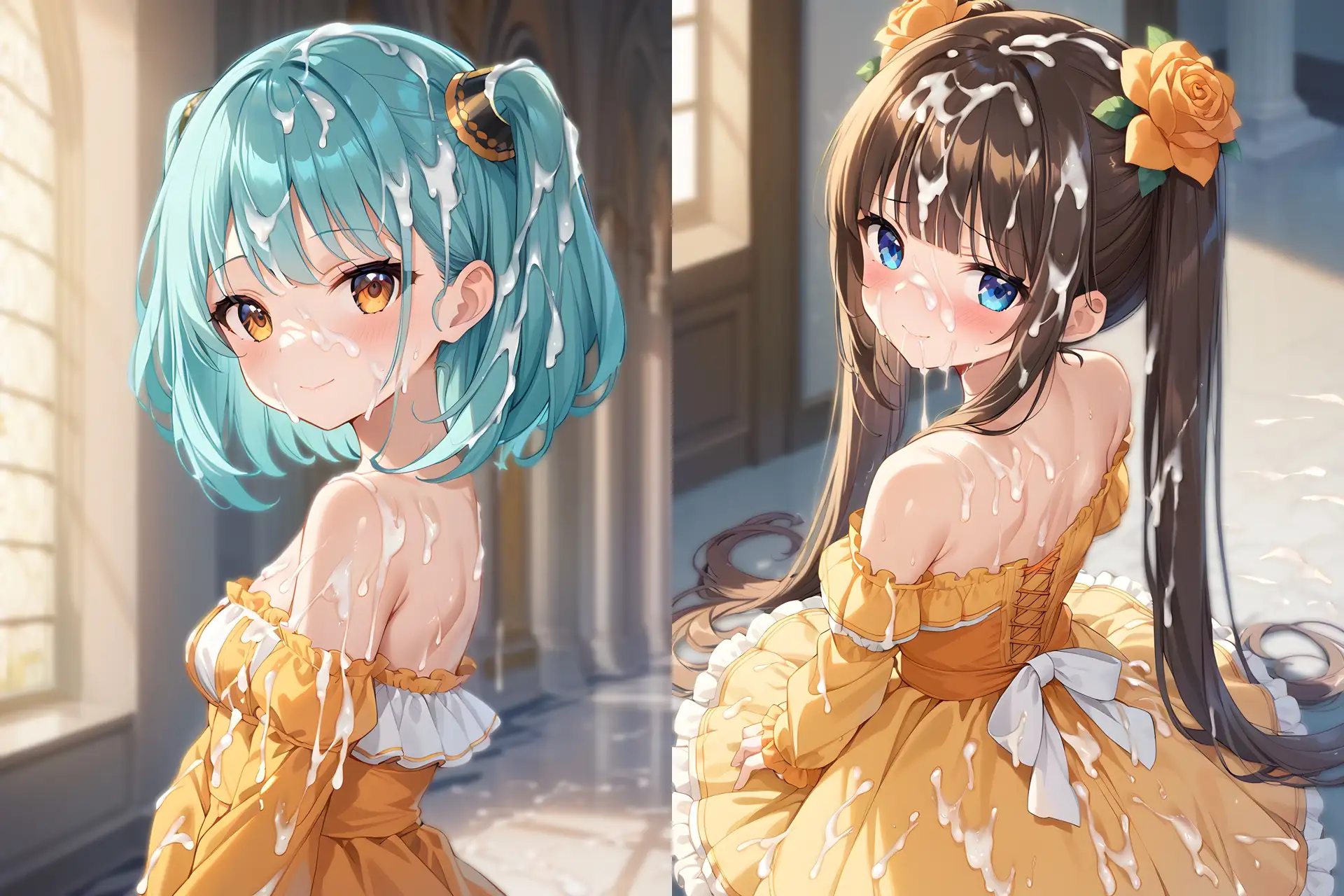 ドレスぶっかけCG集2 サンプル画像 7