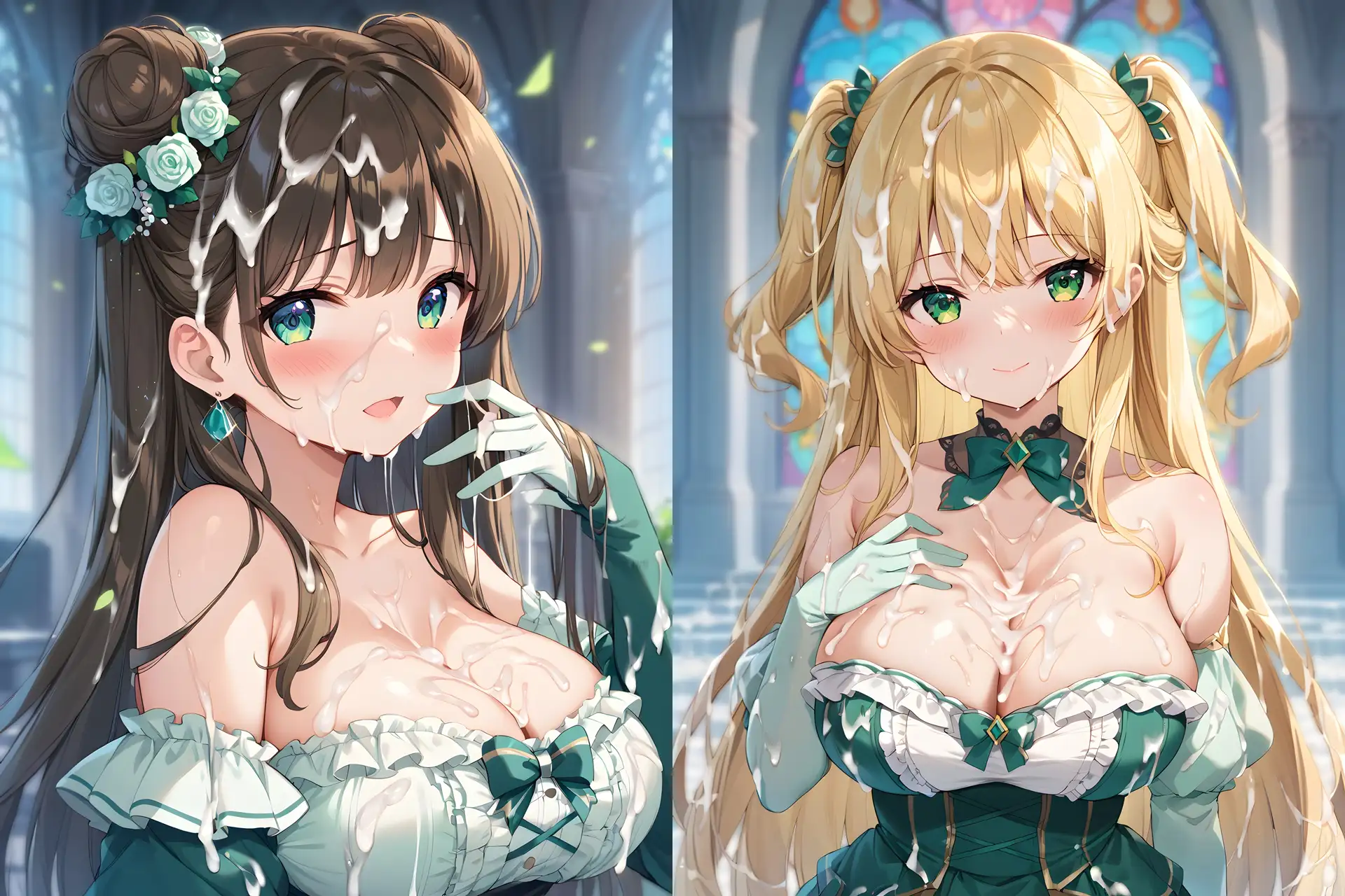ドレスぶっかけCG集2 サンプル画像 9