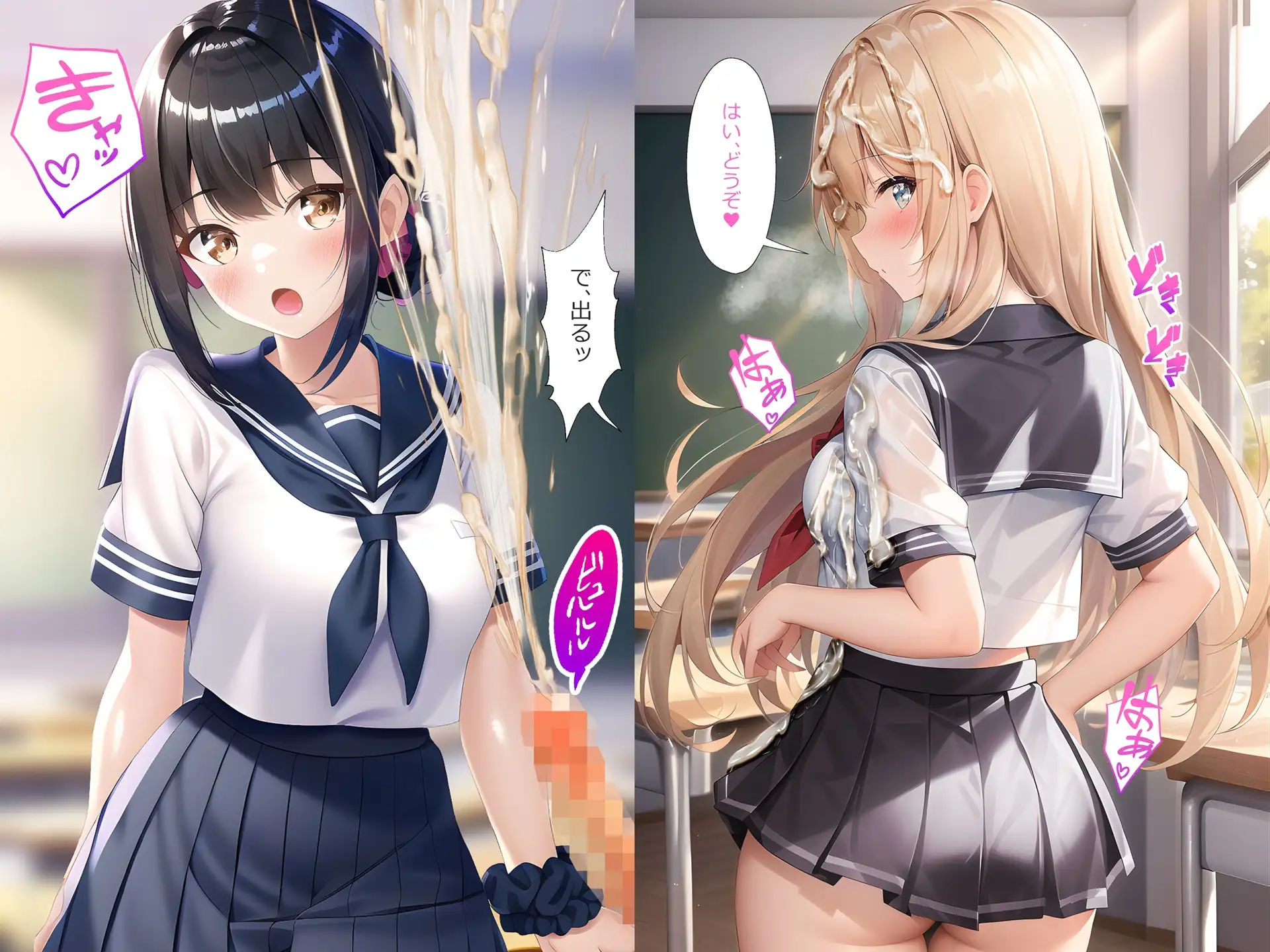 【総集編1】制服×ぶっかけ無洗浄 サンプル画像 7