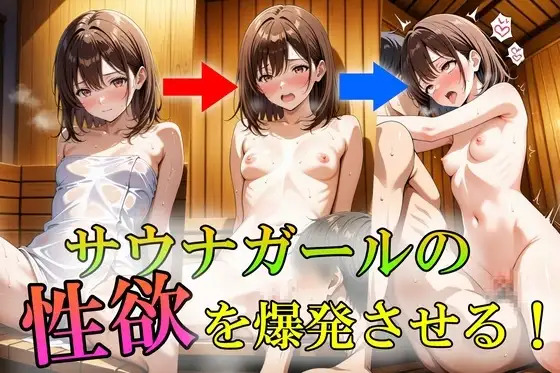 サウナガールの性欲を爆発させる！