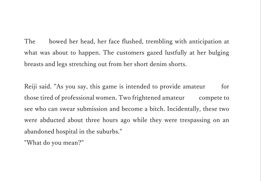 [Erotic Short Story] Lewd Women's Survival Struggle 1 ~Airi and Nanami: At the End of Playing in the Ruins~