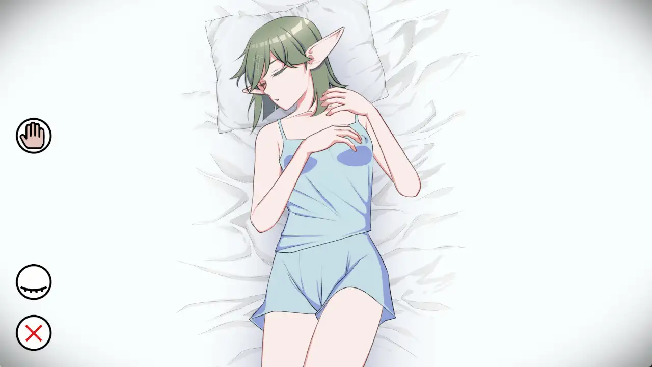 緑髪碧眼エルフちゃんに悪戯するやつ サンプル画像 2