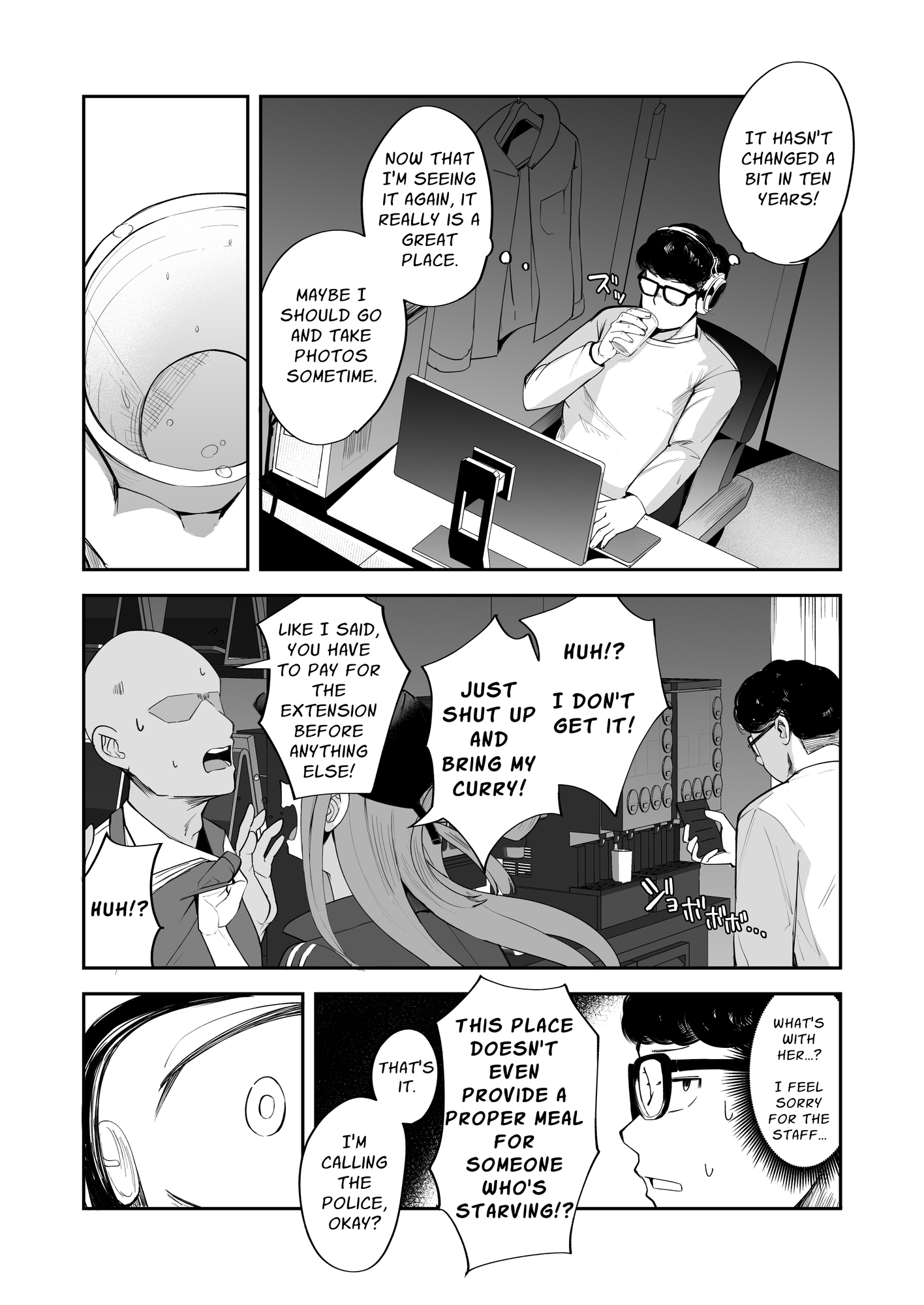 [ENG Ver.] Dickchick Net Cafe Refugee Mui Amakasu2